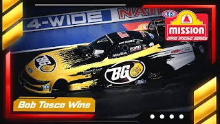 Bob Tasca wins unbelievable Funny Car final on a triple holeshot