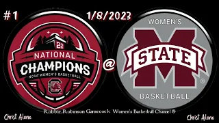 #1 South Carolina Gamecock Women's Basketball vs. Mississippi State - ( Full Game - 1/8/2023 - HD )