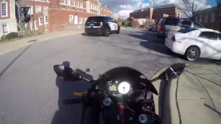 COP vs BIKER W/ Concealed Carry