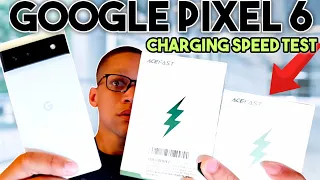 Google Pixel 6 | charging speed test (with PD65W) FAST charger!! 🔋🔋🔋