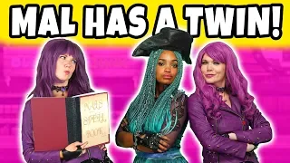 MAL HAS A TWIN. Uma Clones Mal after they Fight. Descendants 3 Movie Video.