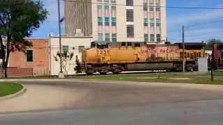 Almost hit by train.Bryan Tx
