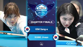 FULL MATCH: KIM Sang-a - KANG Ji-eun | LPBA Tứ Kết | Huons Championship 2023