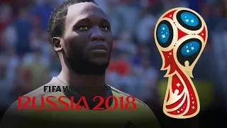 Romelu Lukaku ⚽️ All 4 Goals in 2018 World Cup: Russia (FIFA 18 Remake)