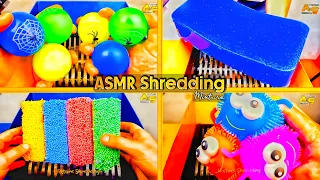 Satisfying ASMR Compilation | Shredding Foam Clay, Jelly, Big Red Slime And More | Mixture Shredding