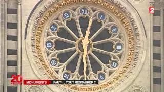 Faut-il reconstruire les monuments historiques disparus ? (JT de 20h de France 2 du 13/04/2015)