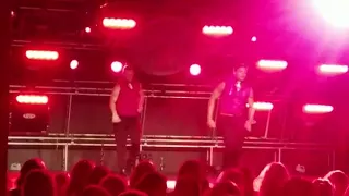 Cisco as a Bad boy performing with Men of the Strip