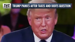 Trump Panics When Asked About Debts and Taxes