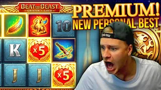 PREMIUMS! 😱 Big Win on Beat The Beast Griffin's Gold!