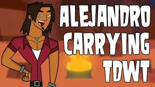 Alejandro Carrying Total Drama World Tour