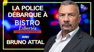 La police débarque à Bistro Libertés avec Bruno Attal - TVL