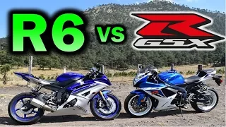 Yamaha R6 VS Suzuki GSX-R 600 Cual es mejor moto ? - BLITZ RIDER