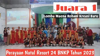 Luarrr..Biasa.. | Juara 1 Maena Rohani Kreasi Baru | Sampai Penonton Melompat | Natal Resort 24 BNKP