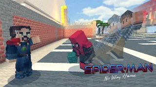 SPIDERMAN:NO WAY HOME  Trailer en Minecraft