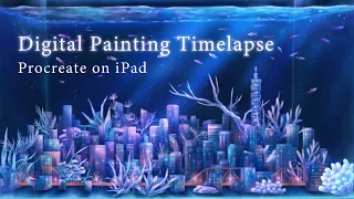 Procreate Digital Painting Timelapse 插畫過程 - City of Stars