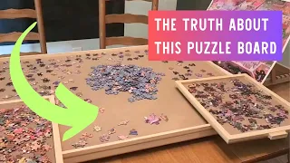 Great Rotating Puzzle Board! Review of the ALL4JIG 1500 Piece Rotating Wood Jigsaw Puzzle Board