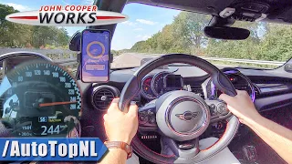 MINI JCW 231HP TOP SPEED on AUTOBAHN (NO SPEED LIMIT) by AutoTopNL