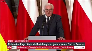 LIVE: Pressekonferenz von Steinmeier mit dem polnischen Präsidenten Duda in Warschau