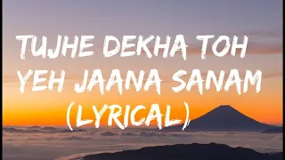 Tujhe Dekha Toh Lyrical Song | Dilwale Dulhania Le Jayenge | Shah Rukh Khan, Kajol | Lata|