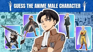 Guess the Anime Male Character | ANIME QUIZ