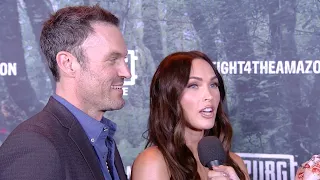 Megan Fox & Brian Austin Greene Interview | #FIGHT4THEAMAZON