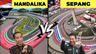 BOS SEPANG TERKEJUT LIHAT SIRKUIT MANDALIKA! Perbandingan Sirkuit Mandalika vs Sepang Malaysia