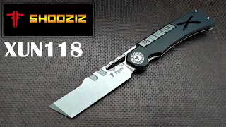 ★ SHOOZIZ XUN118  Инопланетная edc Стамеска