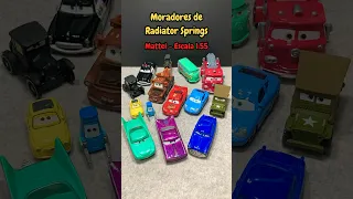 Moradores de Radiator Springs de Carros da Disney/ Pixar