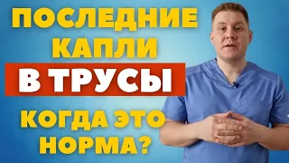 Пару капель в трусы // Подтекание мочи или постмикционный дриблинг // Когда идти к врачу