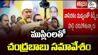 ముస్లింలతో చంద్రబాబు సమావేశం | Chandrababu Interact With Muslims | Nellore