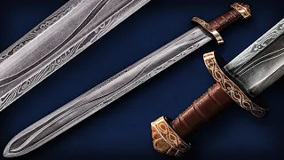 Miðgarðsormr, The Serpent Blade Viking Sword: Full Build from Start to Finish + Test Cuts