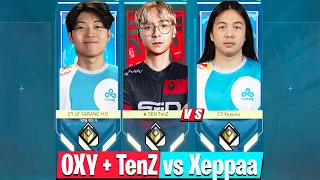 TenZ Duo w/ C9 OXY stumbled upon C9 Xeppaa in Radiant Rank Lobby ft inspire...