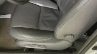 POWER CAR SEAT STUCK all the way FORWARD !! - FIXED