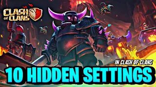 10 Hidden Settings YOU MISSED in the Clash of Clans (2024) Tamil 😳