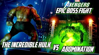 Marvel’s Avengers game - The Hulk vs Abomination Boss Fight