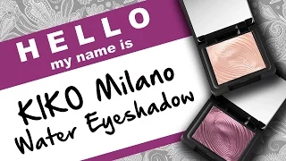 Kiko Water Eyeshadow: First Impressions+Demo | The Daily Glamour