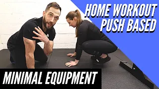 UPPER BODY MOBILITY & PUSH // HOME WORKOUT [NO EQUIPMENT]