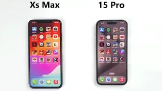 iPhone 15 Pro vs XS Max - SPEED TEST!