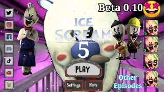 Ice scream 5 Real Main Menu and Gameplay (Fanmade)|Главное меню и игровой процесс (Сделано фанатами)