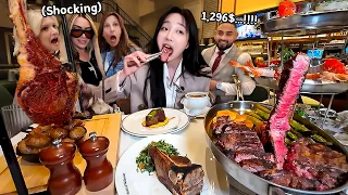 🇺🇸라스베가스에서 스테이크 3kg 먹었더니 모두가 놀랐어요🤣 smith&wollensky 랍스타 왕새우 먹방