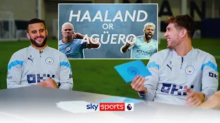 Haaland or Aguero? 😲😅 | Quickfire Questions with John Stones and Kyle Walker