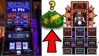 NEW ZOLTAR 5X PAY SLOT MACHINE 9 LINES X 25 CENT BETS!