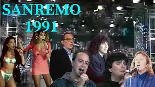 SANREMO 1991 TUTTE LE CANZONI, COCCIANTE, ZERO, MASINI.