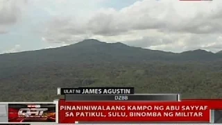 QRT: Pinaniniwalaang kampo ng Abu Sayyaf sa Patikul, Sulu, binomba ng militar