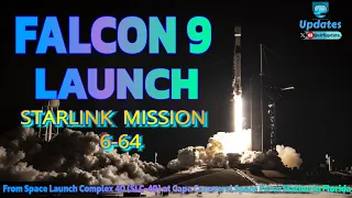 LIVE: SpaceX Falcon 9 Launches Starlink 6-64
