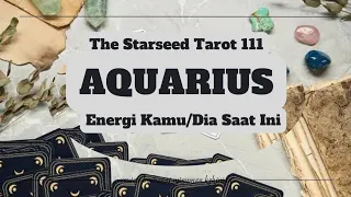 Aquarius :"Dia tau dengan apa yang kamu mau, tapi dia menutup mata telinga utk menghindari sesuatu"
