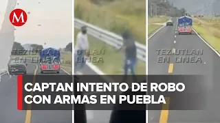 Siguen los asaltos en carreteras de Puebla, la Guardia Nacional dice que no, no hay focos rojos