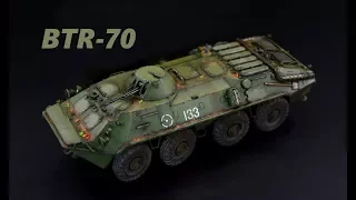 BTR 70 - 1/72 Trumpeter - Armored Fighting Vehicle Model