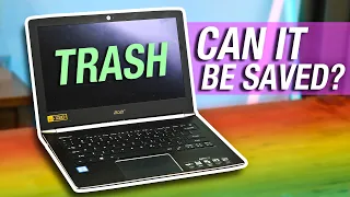 Can This Dumpster Find Laptop Be Fixed?