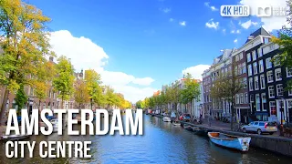 Amsterdam City Centre - 🇳🇱 Netherlands [4K HDR] Walking Tour